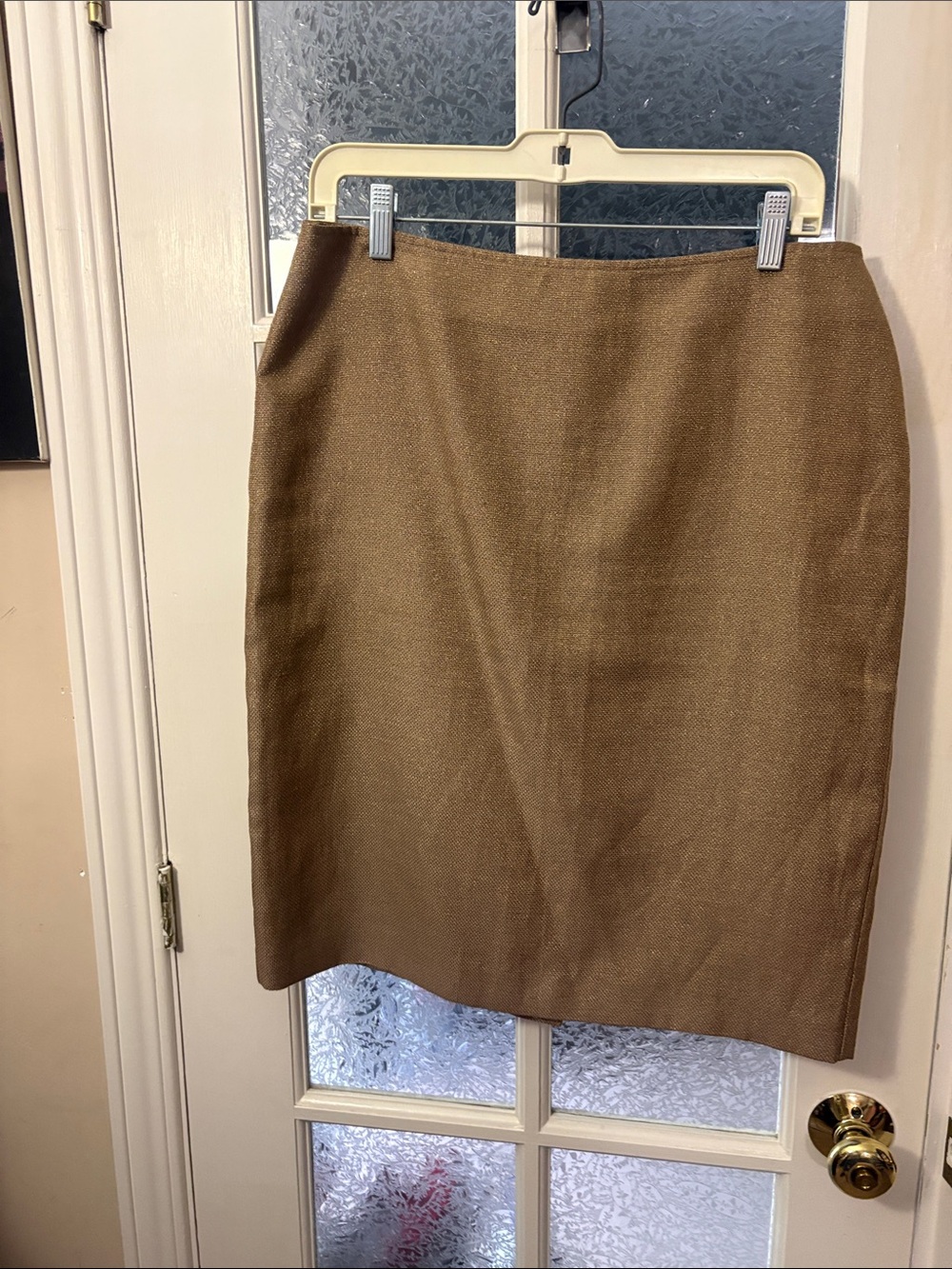 Talbots gold flex skirt size 10